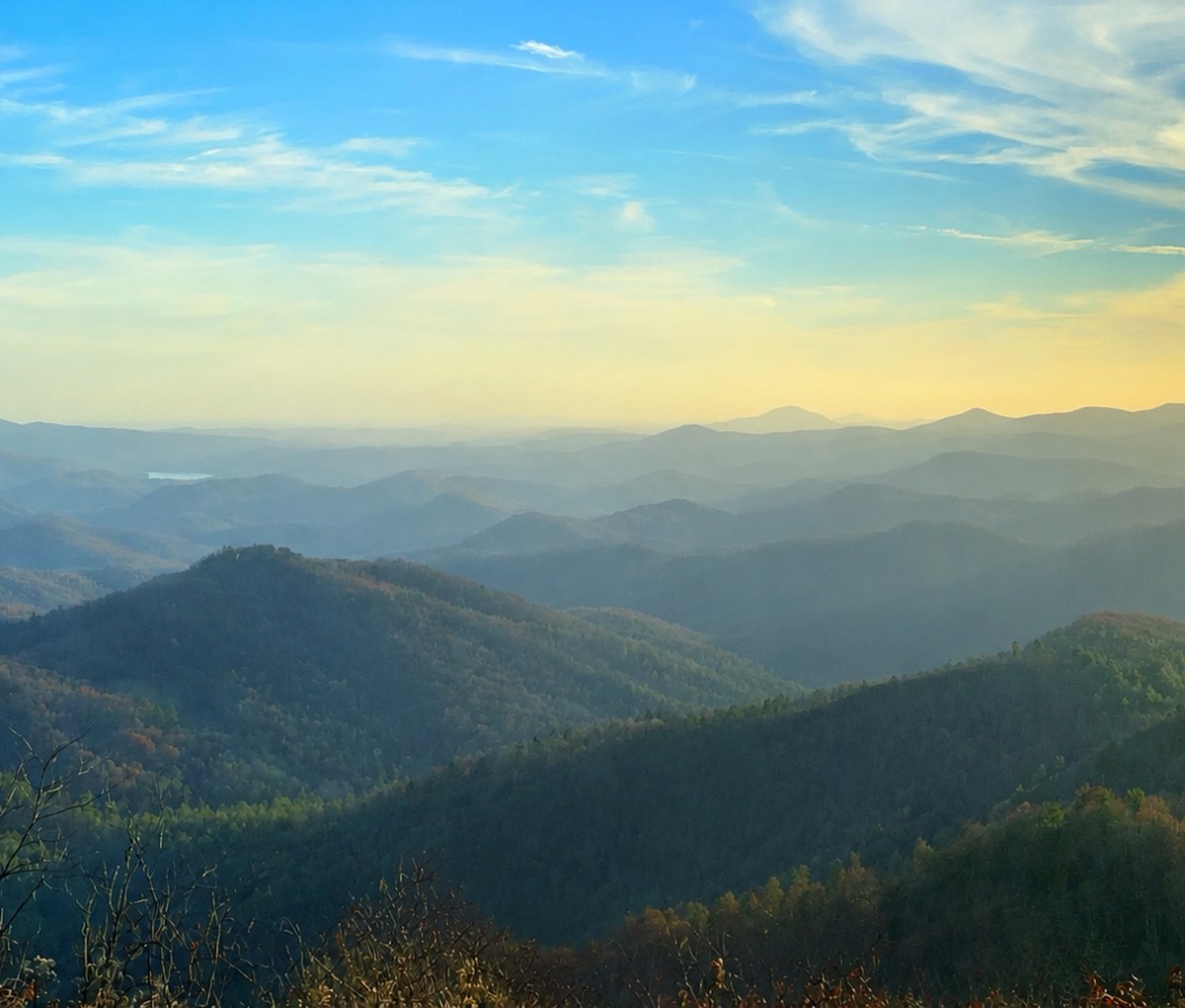 North Georgia mountains near Cumming, GA